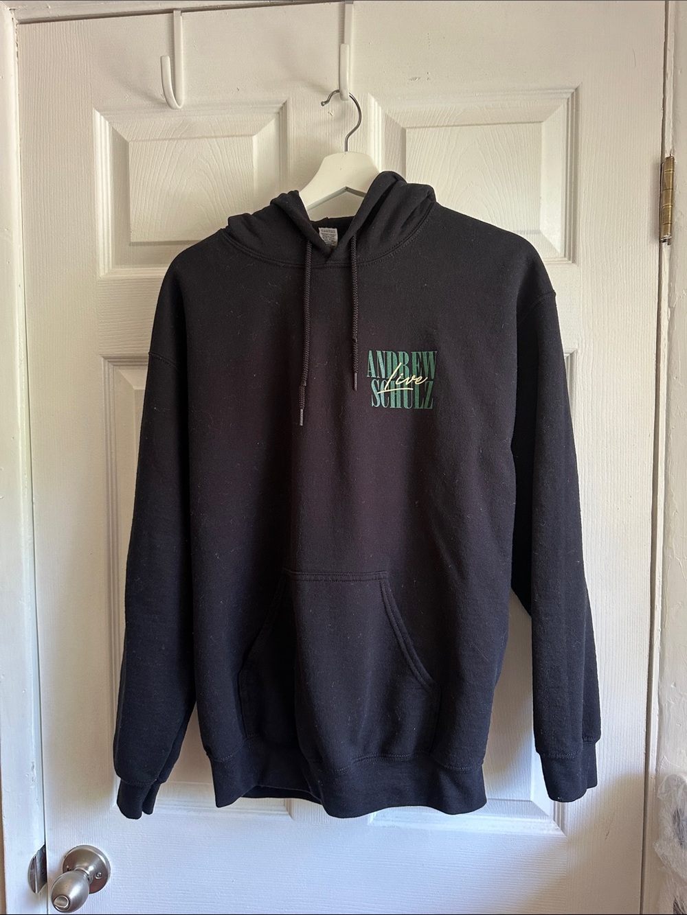 Andrew Schulz Black Logo Hoodie - Men's Hoodie Sweater